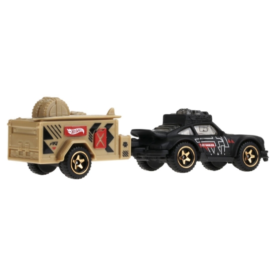 Imagine HOT WHEELS TRACK FLEET MASINUTA FLOTA PORSCHE 911 OFF ROADER NEGRU SCARA 1 LA 64