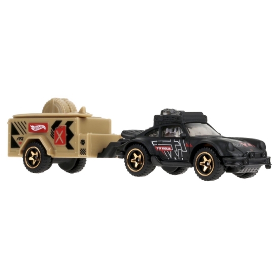 Imagine HOT WHEELS TRACK FLEET MASINUTA FLOTA PORSCHE 911 OFF ROADER NEGRU SCARA 1 LA 64