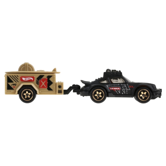 Imagine HOT WHEELS TRACK FLEET MASINUTA FLOTA PORSCHE 911 OFF ROADER NEGRU SCARA 1 LA 64