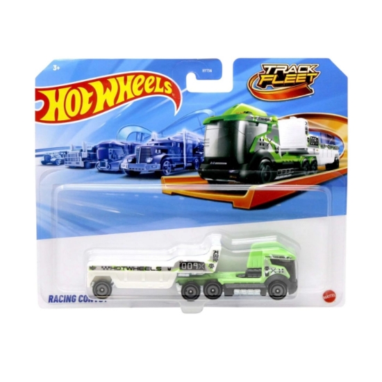Imagine HOT WHEELS TRACK FLEET CAMION FLOTA RACING CONVOY SCARA 1 LA 64