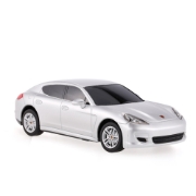 Imagine MASINA CU TELECOMANDA PORSCHE PANAMERA ARGINTIU CU SCARA 1 LA 24