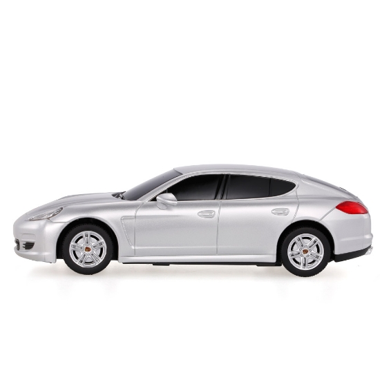 Imagine MASINA CU TELECOMANDA PORSCHE PANAMERA ARGINTIU CU SCARA 1 LA 24
