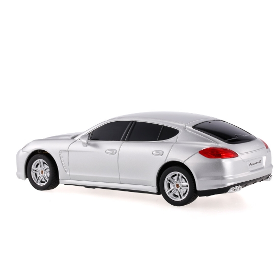 Imagine MASINA CU TELECOMANDA PORSCHE PANAMERA ARGINTIU CU SCARA 1 LA 24