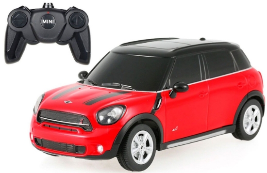 Imagine MASINA CU TELECOMANDA MINI COOPER S COUNTRYMAN ROSU CU SCARA 1 LA 24