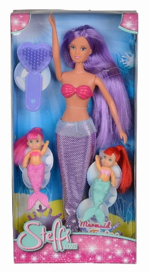 Imagine PAPUSA STEFFI SIRENA CU CORP MOV