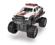 Imagine MASINA DE TEREN ALBA DIN METAL RALLY MONSTER 15CM
