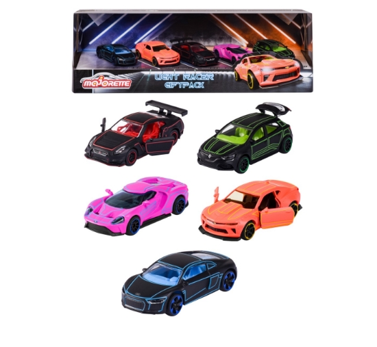 Imagine MAJORETTE SET 5 MASINUTE METALICE DE CURSE SCARA 1:64