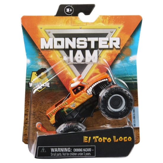 Imagine MONSTER JAM MASINUTA METALICA EL TORO LOCO SCARA 1 LA 64