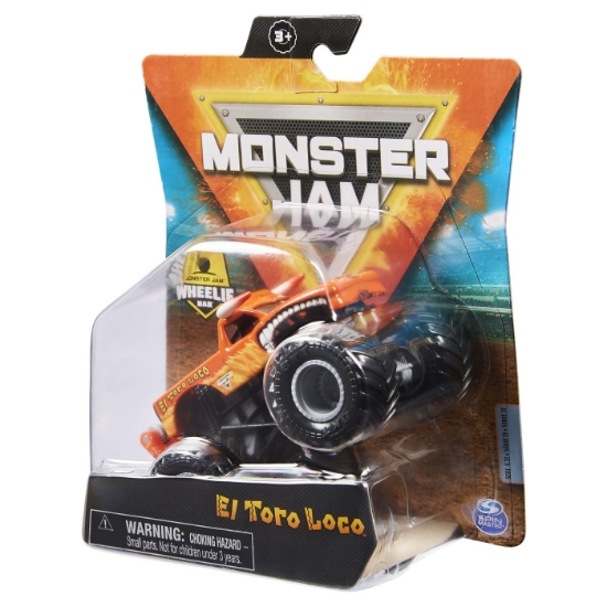 Imagine MONSTER JAM MASINUTA METALICA EL TORO LOCO SCARA 1 LA 64