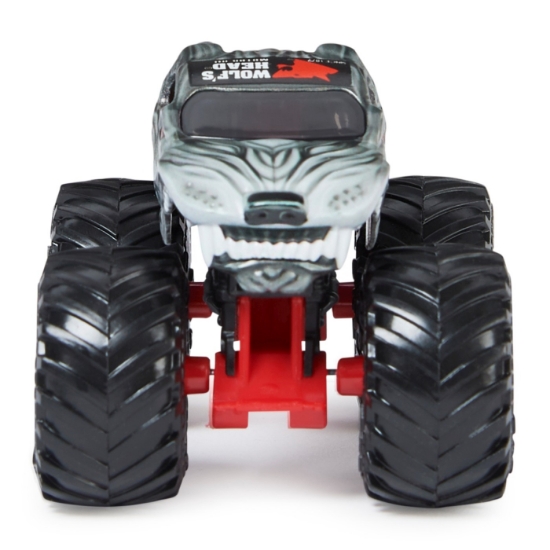 Imagine MONSTER JAM MASINUTA METALICA WOLF'S HEAD SCARA 1 LA 64