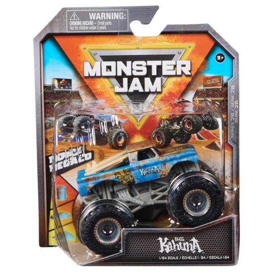 Imagine MONSTER JAM MASINUTA METALICA BIG KAHUNA SCARA 1 LA 64