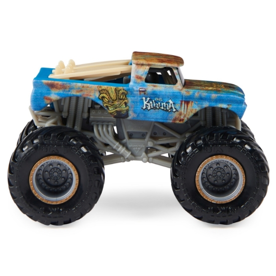 Imagine MONSTER JAM MASINUTA METALICA BIG KAHUNA SCARA 1 LA 64