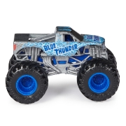Imagine MONSTER JAM MASINUTA METALICA BLUE THUNDER SCARA 1 LA 64