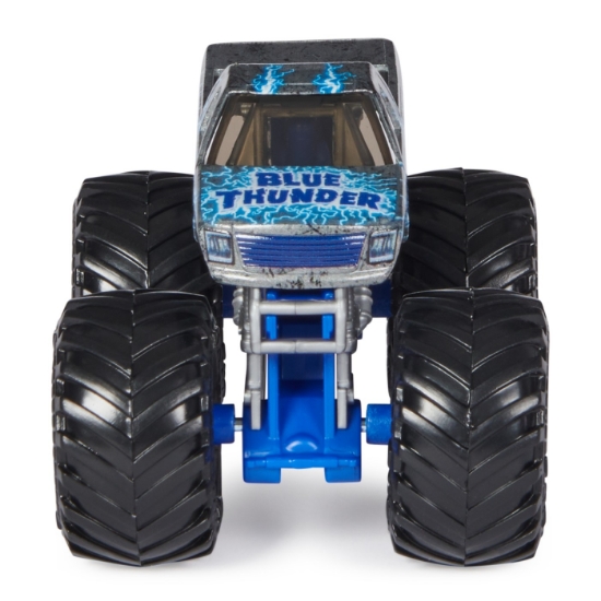Imagine MONSTER JAM MASINUTA METALICA BLUE THUNDER SCARA 1 LA 64