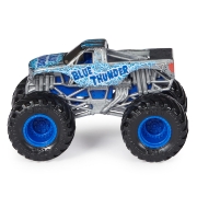 Imagine MONSTER JAM MASINUTA METALICA BLUE THUNDER SCARA 1 LA 64