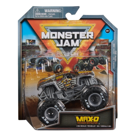 Imagine MONSTER JAM MASINUTA METALICA MAXIMUM DESTRUCTION SCARA 1 LA 64