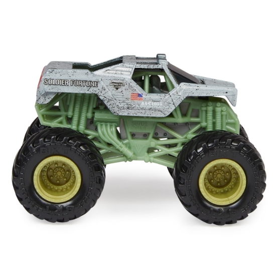 Imagine MONSTER JAM MASINUTA METALICA SOLDIER FORTUNE SCARA 1 LA 64