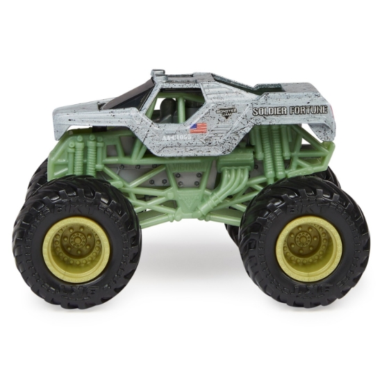 Imagine MONSTER JAM MASINUTA METALICA SOLDIER FORTUNE SCARA 1 LA 64