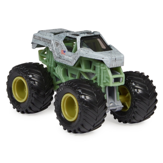 Imagine MONSTER JAM MASINUTA METALICA SOLDIER FORTUNE SCARA 1 LA 64