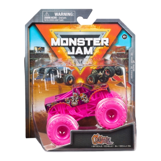 Imagine MONSTER JAM MASINUTA METALICA CALAVERA SCARA 1 LA 64