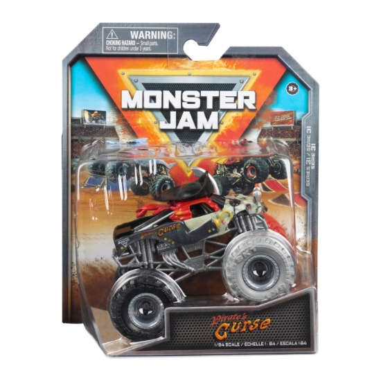 Imagine MONSTER JAM MASINUTA METALICA PIRATES CURSE SCARA 1 LA 64