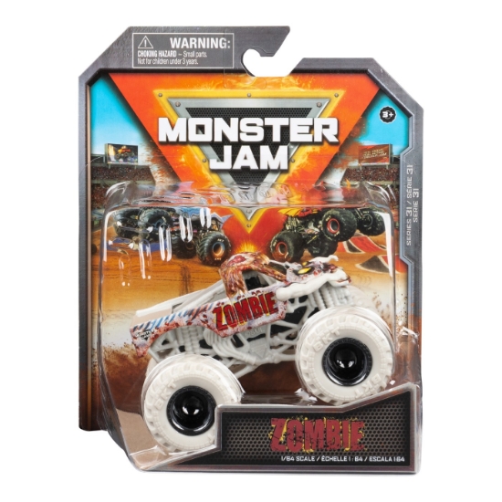 Imagine MONSTER JAM MASINUTA METALICA ZOMBIE SCARA 1 LA 64