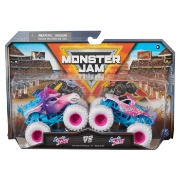 Imagine MONSTER JAM SET 2 MASINUTE METALICE SPARKLE SMASH SCARA 1:64