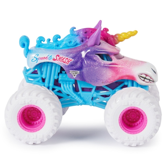 Imagine MONSTER JAM SET 2 MASINUTE METALICE SPARKLE SMASH SCARA 1:64