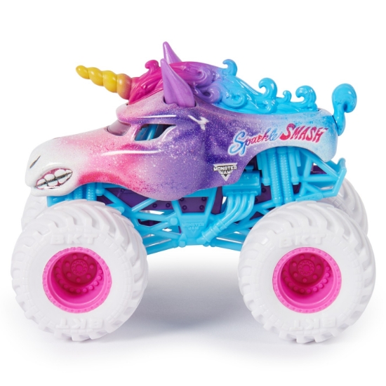 Imagine MONSTER JAM SET 2 MASINUTE METALICE SPARKLE SMASH SCARA 1:64