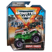 Imagine MONSTER JAM MASINUTA METALICA GRAVE DIGGER SCARA 1 LA 64