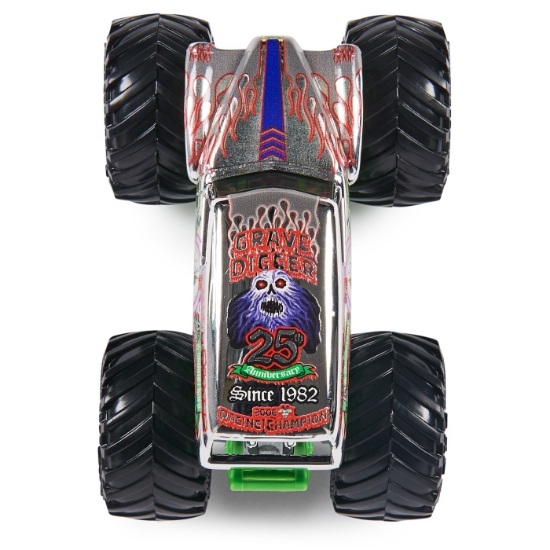 Imagine MONSTER JAM MASINUTA METALICA GRAVE DIGGER SCARA 1 LA 64
