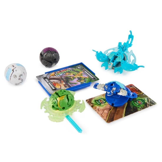 Imagine BAKUGAN SET DE LUPTA SPECIAL ATTACK VENTRI, SPECIAL ATTACK DRAGONOID TITANIUM BRUISER, TITANIUM TROX SI SMOKE