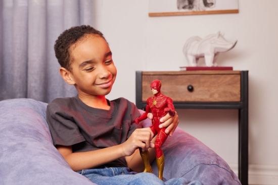 Imagine BATMAN FIGURINA THE FLASH COSTUM ROSU 30CM