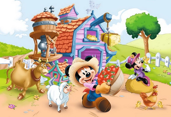 Imagine PUZZLE TREFL 160 MICKEY FERMIERUL