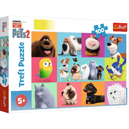 Imagine PUZZLE TREFL 100 VIATA SECRETA A ANIMALELOR 2