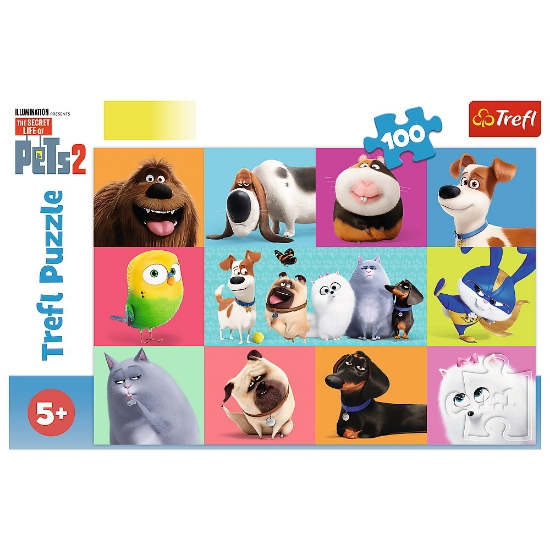 Imagine PUZZLE TREFL 100 VIATA SECRETA A ANIMALELOR 2