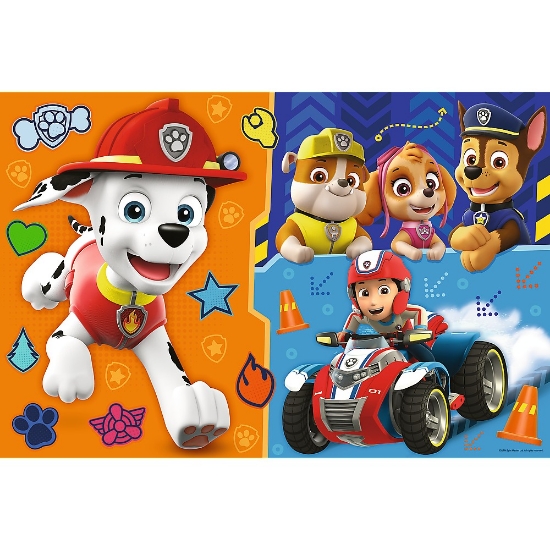 Imagine PUZZLE TREFL PRIMO  SUPER GIANT 15 PATRULA CATELUSILOR CUNOASTE ECHIPA