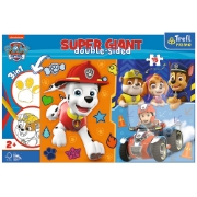 Imagine PUZZLE TREFL PRIMO  SUPER GIANT 15 PATRULA CATELUSILOR CUNOASTE ECHIPA