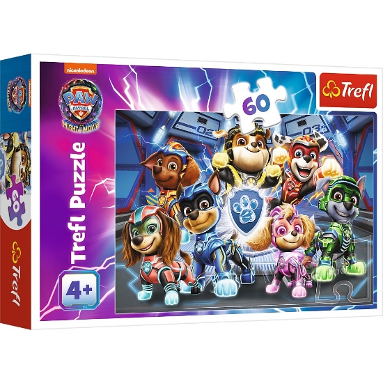Imagine PUZZLE TREFL 60 PATRULA CATELUSILOR AVENTURILE ORASULUI