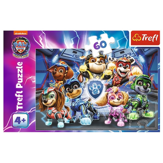 Imagine PUZZLE TREFL 60 PATRULA CATELUSILOR AVENTURILE ORASULUI