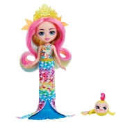 Imagine ENCHANTIMALS ROYAL PAPUSI SI ANIMALUTE RADIA RAINBOW FISH SI FLO