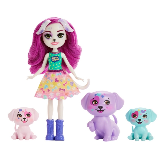 Imagine ENCHANTIMALS CITY TAILS MAIN STREET FAMILIA DESSEI DALMATIAN