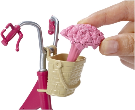 Imagine BARBIE BICICLETA ROZ LUI BARBIE