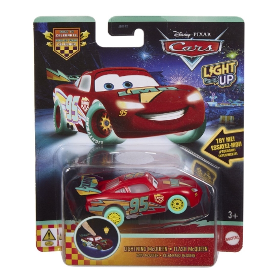 Imagine CARS MASINUTA LUMINOASA FULGER MCQUEEN SCARA 1 LA 55