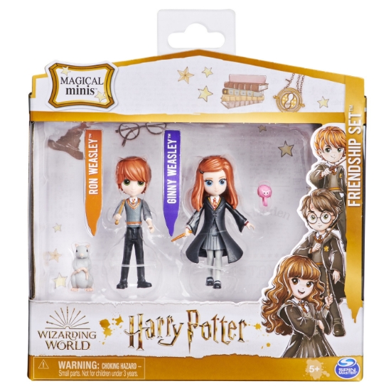Imagine HARRY POTTER WIZARDING WORLD MAGICAL MINIS SET 2 FIGURINE RON SI GINNY WEASLEY