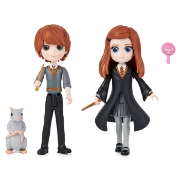 Imagine HARRY POTTER WIZARDING WORLD MAGICAL MINIS SET 2 FIGURINE RON SI GINNY WEASLEY