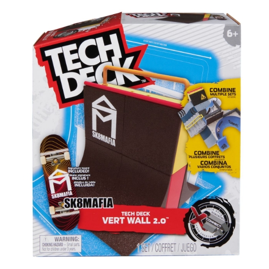 Imagine TECH DECK X-CONNECT PACHET SK8MAFIA VERT WALL 2.0
