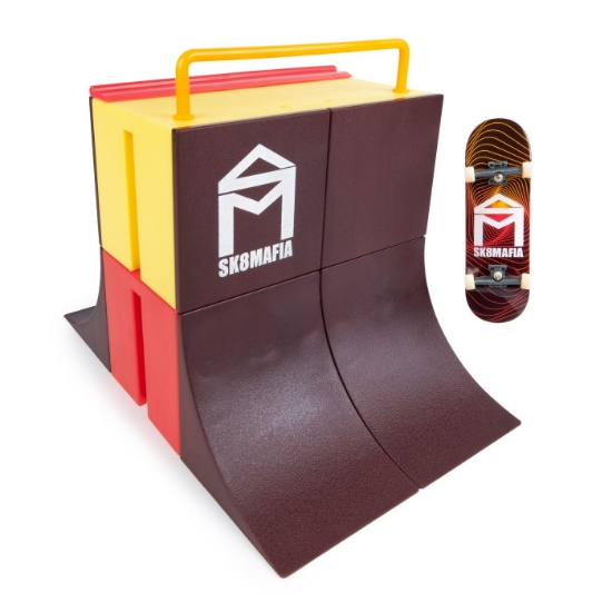 Imagine TECH DECK X-CONNECT PACHET SK8MAFIA VERT WALL 2.0