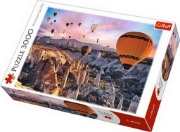 Imagine PUZZLE TREFL 3000 IN AER CU BALONUL