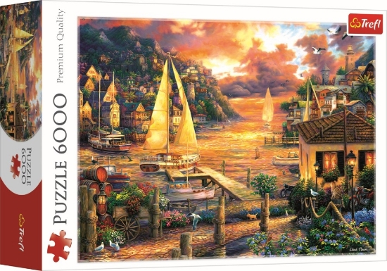 Imagine PUZZLE TREFL 6000 VANATORUL DE VISE